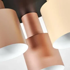 hofstein Plafonnier Fessade Beige, Brun, Bronze, 3 lumières