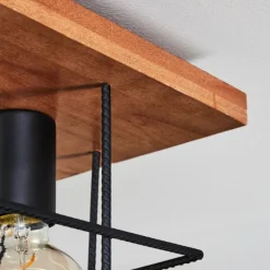 hofstein Plafonnier Fevaag Écru, Noir, 4 lumières