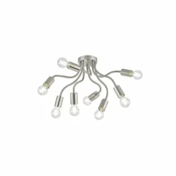 FHL easy Plafonnier FHL-easy Bree Nickel mat, 8 lumières* Plafonniers