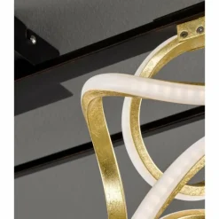 Luminaires Fischer & Honsel Plafonnier Fischer & Honsel premium Gesa LED Noir, 1 lumière* Éclairage Led