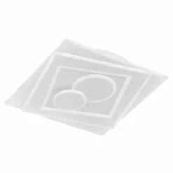 Luminaires Fischer & Honsel Plafonnier Fischer & Honsel Ratio LED Blanc, 1 lumière, Télécommandes* Éclairage Led