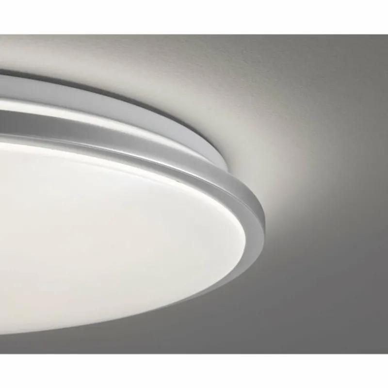 Luminaires Fischer & Honsel Plafonnier Fischer & Honsel Jaso LED Argenté, 1 lumière* Éclairage Led