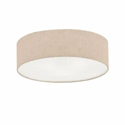 Lampes En Tissu-Luminaires Fischer & Honsel Plafonnier Fischer & Honsel Thor Sable, 4 lumières