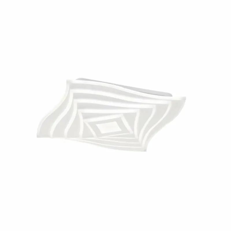 Luminaires Fischer & Honsel Plafonnier Fischer & Honsel Hero LED Blanc, 1 lumière, Télécommandes, Changeur de couleurs* Éclairage Led