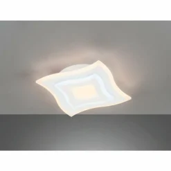 Luminaires Fischer & Honsel Plafonnier Fischer & Honsel Gorden LED Blanc, 1 lumière, Télécommandes* Éclairage Led