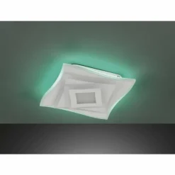 Luminaires Fischer & Honsel Plafonnier Fischer & Honsel Hero LED Blanc, 1 lumière, Télécommandes* Éclairage Led