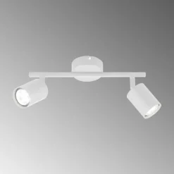 Luminaires Fischer & Honsel Plafonnier Fischer & Honsel Vano Blanc, 2 lumières* Spots Et Projecteurs