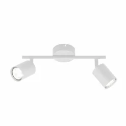 Luminaires Fischer & Honsel Plafonnier Fischer & Honsel Vano Blanc, 2 lumières* Spots Et Projecteurs