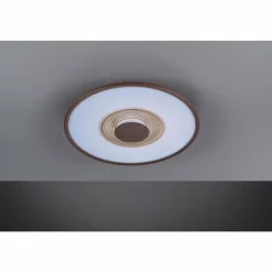 Lampes Dorées-Luminaires Fischer & Honsel Plafonnier Fischer & Honsel Veit LED Or, Rouille, 1 lumière, Télécommandes