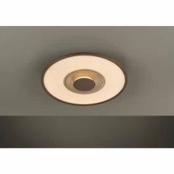 Lampes Dorées-Luminaires Fischer & Honsel Plafonnier Fischer & Honsel Veit LED Or, Rouille, 1 lumière, Télécommandes