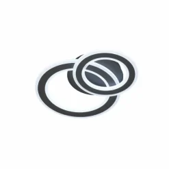 Luminaires Fischer & Honsel Plafonnier Fischer & Honsel Elvas LED Noir, 1 lumière, Télécommandes