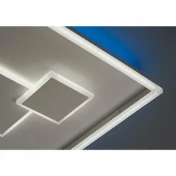 Luminaires Fischer & Honsel Plafonnier Fischer & Honsel Trey LED Blanc, 1 lumière, Télécommandes, Changeur de couleurs