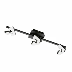 Luminaires Fischer & Honsel Plafonnier Fischer & Honsel Ray LED Noir, 3 lumières* Éclairage Led