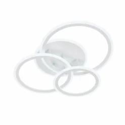 Luminaires Fischer & Honsel Plafonnier Fischer & Honsel Gelder LED Blanc, 1 lumière, Télécommandes, Changeur de couleurs