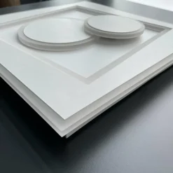 Luminaires Fischer & Honsel Plafonnier Fischer-Honsel Ratio LED Blanc, 1 lumière, Télécommandes* Éclairage Led