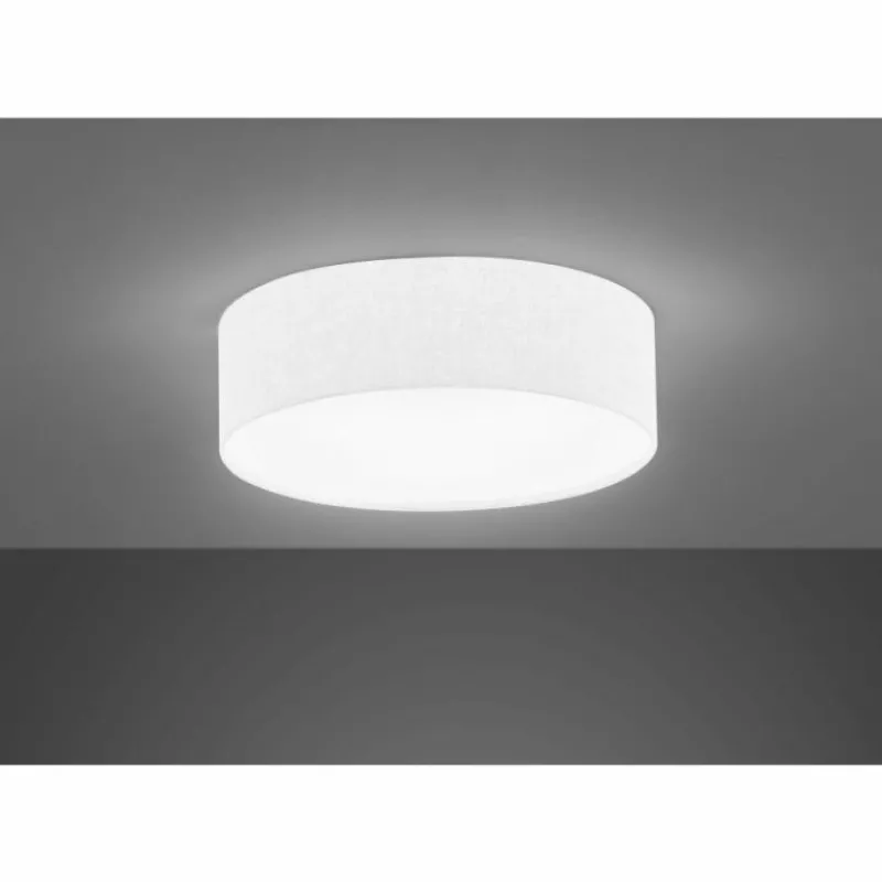 Lampes En Tissu-Luminaires Fischer & Honsel Plafonnier Fischer-Honsel Maat Blanc, 3 lumières