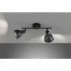 Luminaires Fischer & Honsel Plafonnier Fischer-Honsel Speedy Noir, 2 lumières* Plafonniers