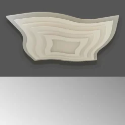 Luminaires Fischer & Honsel Plafonnier Fischer-Honsel Gorden LED Blanc, 1 lumière, Télécommandes* Éclairage Led