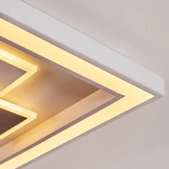 hofstein Plafonnier Fitili LED Blanc, 1 lumière, Télécommandes