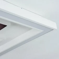 hofstein Plafonnier Fitili LED Noir, Blanc, 1 lumière, Télécommandes, Changeur de couleurs