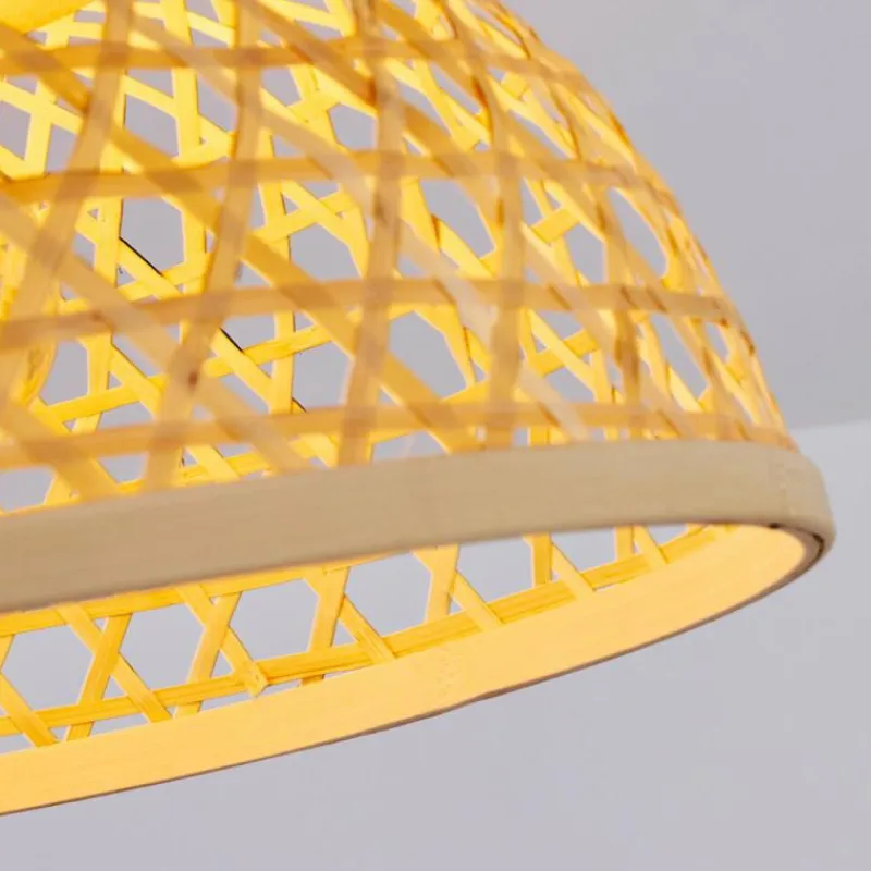 Style Boho-Chic-hofstein Plafonnier Flansum Noir, 1 lumière