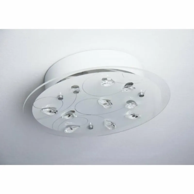 Luminaires Globo Lighting Plafonnier 2flg. Blanc, 2 lumières