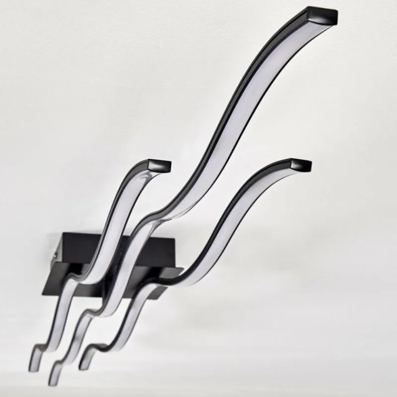 hofstein Plafonnier Flow LED Noir, 3 lumières* Éclairage Led