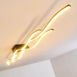 hofstein Plafonnier Flow LED Noir, 3 lumières* Éclairage Led