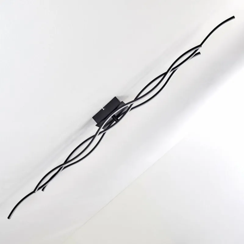 hofstein Plafonnier Flow LED Noir, 3 lumières* Éclairage Led