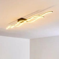 hofstein Plafonnier Flow LED Noir, 3 lumières* Éclairage Led