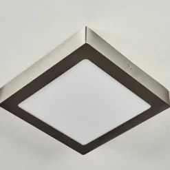 hofstein Plafonnier Fnsrud LED Nickel mat, 1 lumière* Éclairage Led