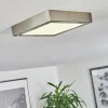 hofstein Plafonnier Fnsrud LED Nickel mat, 1 lumière
