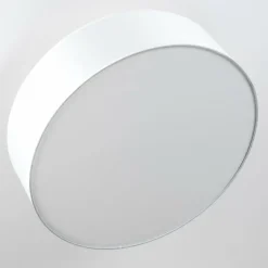 Lampes En Tissu-hofstein Plafonnier Foggia Blanc, 3 lumières