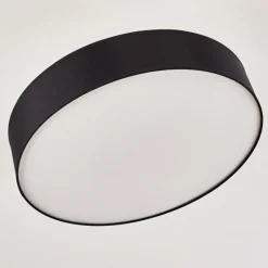 Lampes En Tissu-hofstein Plafonnier Foggia Nickel mat, 3 lumières