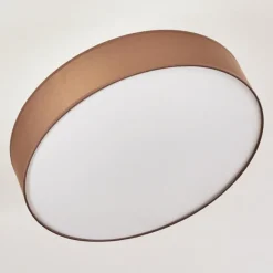 Lampes En Tissu-hofstein Plafonnier Foggia Nickel mat, 3 lumières