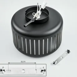 hofstein Plafonnier Fournie Noir, 1 lumière* Plafonniers