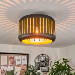 hofstein Plafonnier Fournie Noir, 1 lumière* Plafonniers