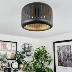 hofstein Plafonnier Fournie Noir, 1 lumière* Plafonniers