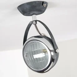 hofstein Plafonnier Foverup Chrome, Gris, 1 lumière