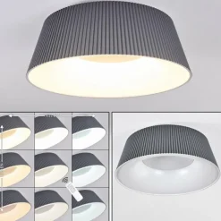 hofstein Plafonnier Fremont LED Gris, 1 lumière