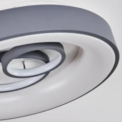 hofstein Plafonnier Gabbiana LED Gris, Blanc, 1 lumière, Télécommandes