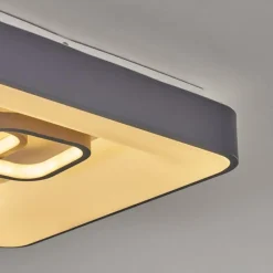 hofstein Plafonnier Gabbiana LED Gris, Blanc, 1 lumière, Télécommandes