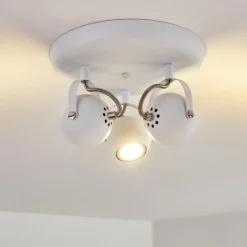 hofstein Plafonnier Gadmen Blanc, 3 lumières