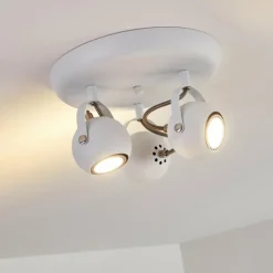 hofstein Plafonnier Gadmen Blanc, 3 lumières