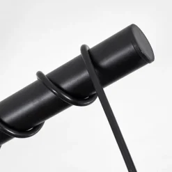 Lampes Vintages & Rétros-hofstein Plafonnier Gainsville Noir, 7 lumières