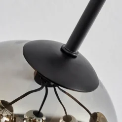 hofstein Plafonnier Gastor Noir, 5 lumières