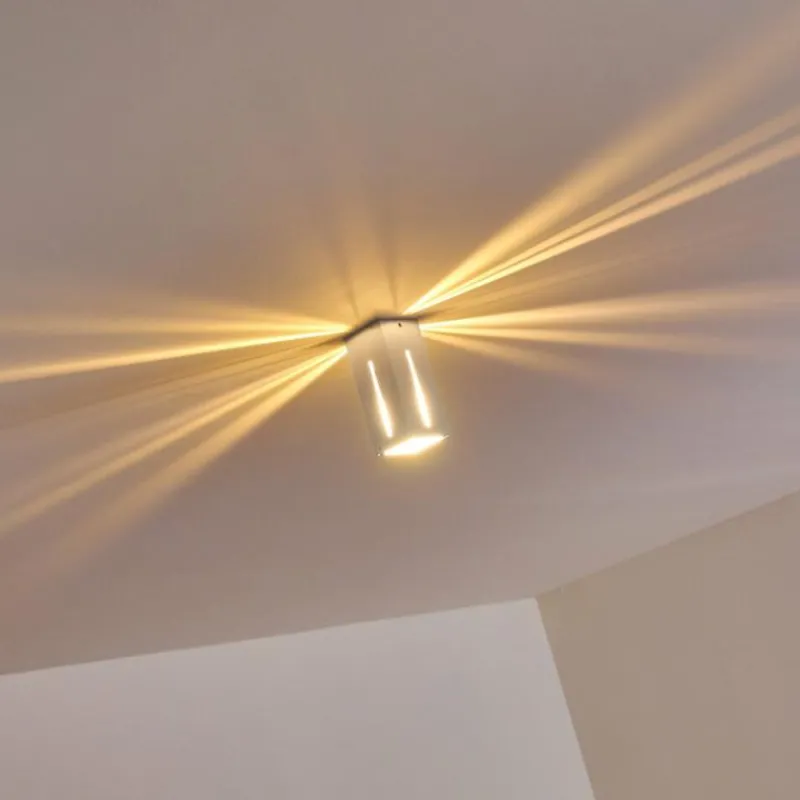 hofstein Plafonnier Gempen Acier brossé, 1 lumière