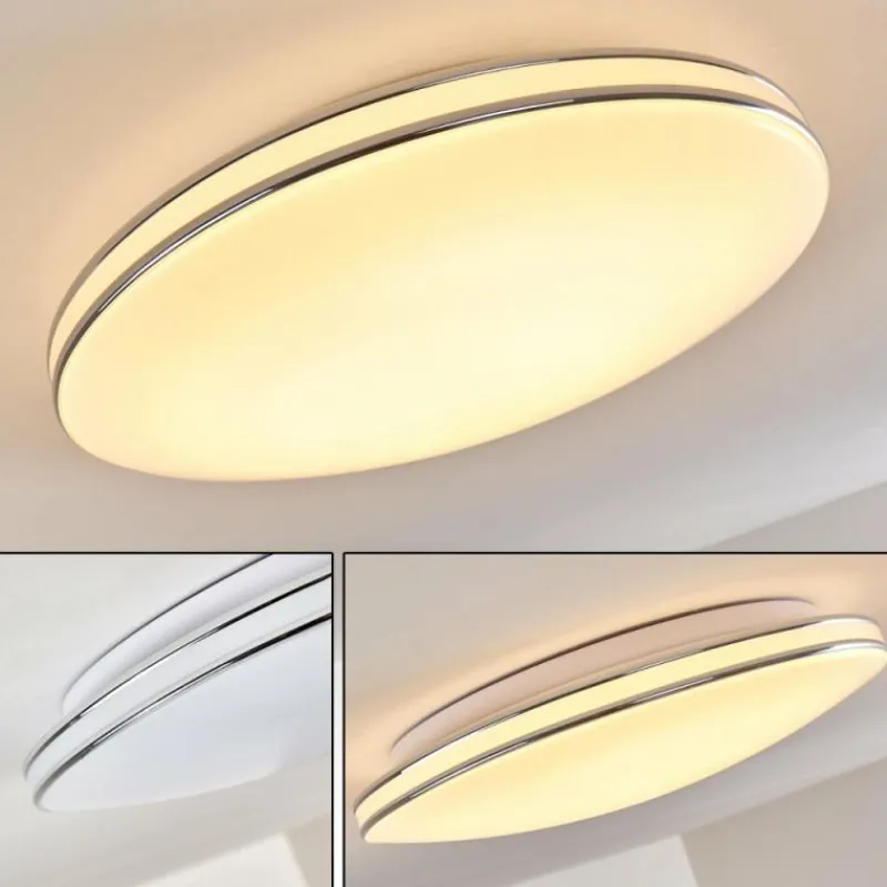 hofstein Plafonnier Genthin LED Blanc, 1 lumière