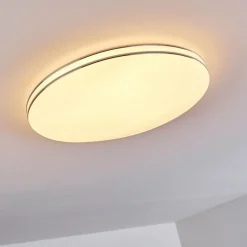 hofstein Plafonnier Genthin LED Blanc, 1 lumière, Télécommandes