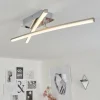 hofstein Plafonnier Georgina LED Chrome, 2 lumières* Éclairage Led